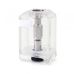 SXK Boro Tank Bridge Adapter for SXK BB / Billet AIO Box Mod Kit - Translucent, Compatible with Uwell Caliburn G Coil, 0.8ohm