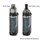 [Ships from Bonded Warehouse] Authentic VOOPOO Argus Pod System Mod Kit w/ PnP Pod - Denim Silver, 1500mAh, 5~40W, 4.5ml / 2ml