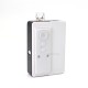 SXK Delro D650 Style Boro Box Mod - White, VW 5~60W, 1 x 18650, Compatible with BB / Billet Boro RBA / Tank