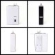 SXK Delro D650 Style Boro Box Mod - White, VW 5~60W, 1 x 18650, Compatible with BB / Billet Boro RBA / Tank