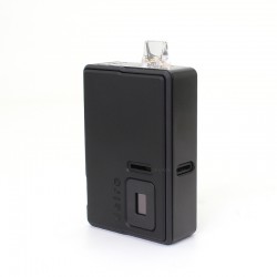 SXK Delro D650 Style Boro Box Mod - Black, VW 5~60W, 1 x 18650, Compatible with BB / Billet Boro RBA / Tank