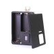 SXK Delro D650 Style Boro Box Mod - Black, VW 5~60W, 1 x 18650, Compatible with BB / Billet Boro RBA / Tank