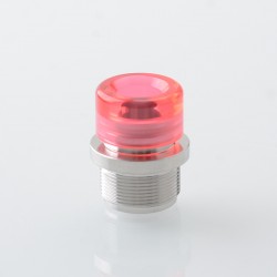 Wildtip Style Integrated Drip Tip for dotMod dotAIO V1 / V2 Pod - Translucent Red, Stainless Steel + Acrylic