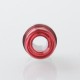 Wildtip Style Integrated Drip Tip for dotMod dotAIO V1 / V2 Pod - Translucent Red, Stainless Steel + Acrylic