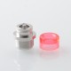 Wildtip Style Integrated Drip Tip for dotMod dotAIO V1 / V2 Pod - Translucent Red, Stainless Steel + Acrylic