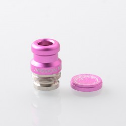 Mission XV DotMission Style Replacement Drip Tip + Button Set for dotMod dotAIO V2 Pod - Pink