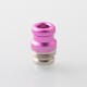 Mission XV DotMission Style Replacement Drip Tip + Button Set for dotMod dotAIO V2 Pod - Pink