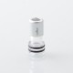 Monarchy Tapered V2 Style 510 Drip Tip for RDA / RTA / RDTA Atomizer - Silver, PC + Aluminum