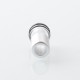 Monarchy Tapered V2 Style 510 Drip Tip for RDA / RTA / RDTA Atomizer - Silver, PC + Aluminum