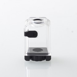 Authentic ThunderHead Creations Blaze Boro Tank - Black, PCTG + SS, 4ml