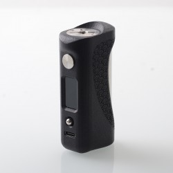 Authentic Three Mod V2 3D Printed Orchid Pavilion 100W VW Box Mod - Black, 5~100W, 1 x 18650, SX735J Chip