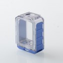 S-ProRo Style Boro Tank for SXK BB / Billet AIO Box Mod Kit - Blue + Frost, Aluminum + Acrylic