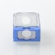 S-ProRo Style Boro Tank for SXK BB / Billet AIO Box Mod Kit - Blue + Frost, Aluminum + Acrylic