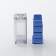 S-ProRo Style Boro Tank for SXK BB / Billet AIO Box Mod Kit - Blue + Frost, Aluminum + Acrylic