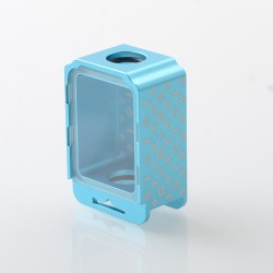 Monarchy King'bo V2 Style Boro Tank for SXK BB / Billet AIO Box Mod Kit - Blue, Aluminum Alloy