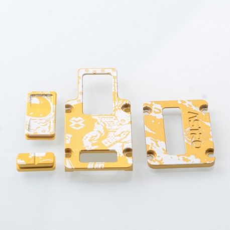 Mission XV Astro Rockets LE Style Inner Plate Set for Astro Style Evolv DNA60 Boro Box Mod - Gold