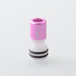 Monarchy Tapered V2 Style 510 Drip Tip for RDA / RTA / RDTA Atomizer - Pink Purple, POM + Aluminum