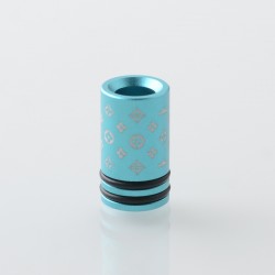 Monarchy DLVC Style 510 Drip Tip for RDA / RTA / RDTA Atomizer - Tiffany Blue, Aluminum