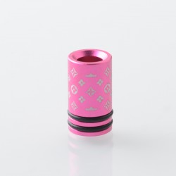 Monarchy DLVC Style 510 Drip Tip for RDA / RTA / RDTA Atomizer - Pink, Aluminum