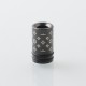 Monarchy DLVC Style 510 Drip Tip for RDA / RTA / RDTA Atomizer - Black, Stainless Steel