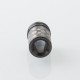 Monarchy DLVC Style 510 Drip Tip for RDA / RTA / RDTA Atomizer - Black, Stainless Steel