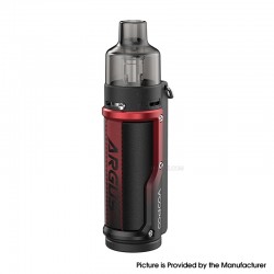 [Ships from Bonded Warehouse] Authentic VOOPOO Argus Pod System Mod Kit w/ PnP Pod - Litchi Leather Red, 1500mAh, 5~40W