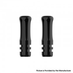 [Ships from Bonded Warehouse] Authentic Voopoo Doric Galaxy Replacement Drip Tip - Black, POM (2 PCS)