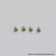 Authentic MK MODS Replacement Screws for Aspire Raga Aio Pod - Fluo Green, (4 PCS)