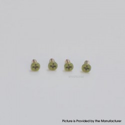 Authentic MK MODS Replacement Screws for Aspire Raga Aio Pod - Fluo Green, (4 PCS)