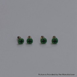 Authentic MK MODS Replacement Screws for Aspire Raga Aio Pod - Green, (4 PCS)