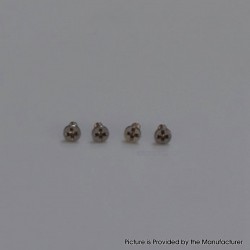 Authentic MK MODS Replacement Screws for Aspire Raga Aio Pod - Silver, (4 PCS)