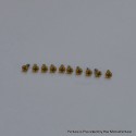 Authentic MK MODS Replacement Screws for VandyVape Pulse AIO V2 Mod Kit - Yellow, (10 PCS)