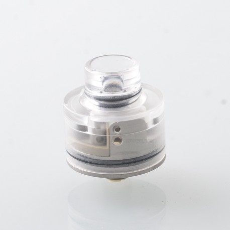 Haku Venna Style RDA Rebuildable Dripping Atomizer w/ BF Pin - Translucent, Stainless Steel + PC, 22mm Diameter