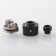 Haku Venna Style RDA Rebuildable Dripping Atomizer w/ BF Pin - Black, Stainless Steel + POM, 22mm Diameter