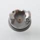 Haku Venna Style RDA Rebuildable Dripping Atomizer w/ BF Pin - Sand Blast Silver, Stainless Steel, 22mm Diameter