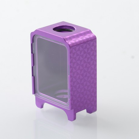 Authentic Ambition Mods 2.0 Boro Tank for SXK BB / Billet AIO Box Mod Kit - Pinwheel Purple, Aluminum