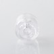 YFTK FEV Mesh Bell Bap for Flash e-Vapor Fev V4.5S+ / V4.5 RTA - Transparent, PC, 2ml