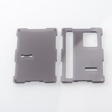 Authentic MK Mods Front + Back Door Panel Plates for Lost Vape Centaurus B80 AIO Pod System Kit - Smoke (2 PCS)
