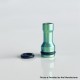 Mission XV Style RDL 510 Drip Tip for RDA / RTA / RDTA Atomizer - Blue, Titanium