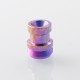 Authentic MK MODS Ti-Type2 4-in-1 Titanium Drip Tip + Button Set for dotMod dotAIO V2 - Rainbow Auspicious Clouds