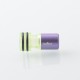 Monarchy Tapered V2 Style 510 Drip Tip for RDA / RTA / RDTA Atomizer - Purple, PC + Aluminum