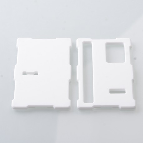 Authentic MK Mods Front + Back Door Panel Plates for Lost Vape Centaurus B80 AIO Pod System Kit - White (2 PCS)