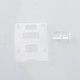 Authentic MK Mods Front + Back Door Panel Plates for Lost Vape Centaurus B80 AIO Pod System Kit - Clear (2 PCS)