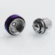 [Ships from Bonded Warehouse] Authentic SMOKTech SMOK TFV8 X-Baby Sub Ohm Tank Atomizer - Purple, SS, 4ml, 24.5mm Diameter