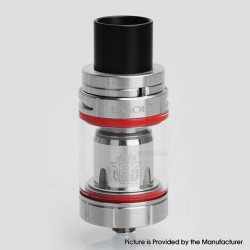 [Ships from Bonded Warehouse] Authentic SMOKTech SMOK TFV8 X-Baby Sub Ohm Tank Atomizer - Silver, SS, 4ml, 24.5mm Diameter