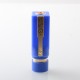 AMIGO Style Boro Mechanical Mod - Blue, Brass, 1 x 18350 / 18650, Compatible with BB / Billet / Boro RBA / Tank