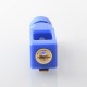 AMIGO Style Boro Mechanical Mod - Blue, Brass, 1 x 18350 / 18650, Compatible with BB / Billet / Boro RBA / Tank