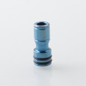 Monarchy IMS Style 510 Drip Tip for RDA / RTA / RDTA Atomizer - Blue, Stainless Steel