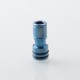 Monarchy IMS Style 510 Drip Tip for RDA / RTA / RDTA Atomizer - Blue, Stainless Steel