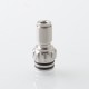 510 Drip Tip Set for RDA / RTA / RDTA Atomizer - Silver, 3 PCS Mouthpieces